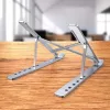 Podstawka pod laptopa Techly ICA-TBL 134TY Srebrna Aluminium Wysokość 55-155mm