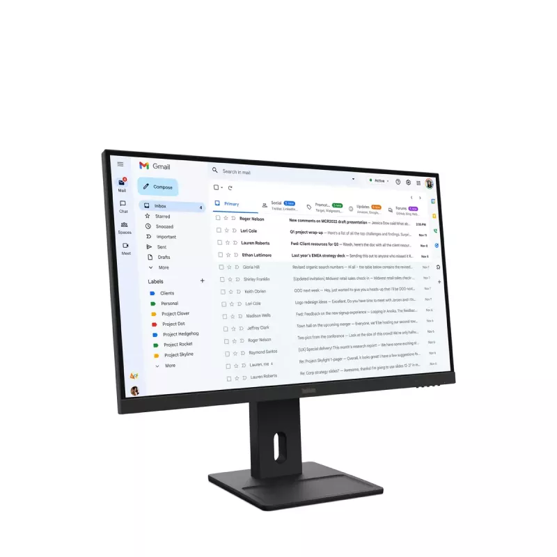 Monitor Lenovo ThinkVision E27-40 27 cali Full HD 1920 x 1080 6 ms
