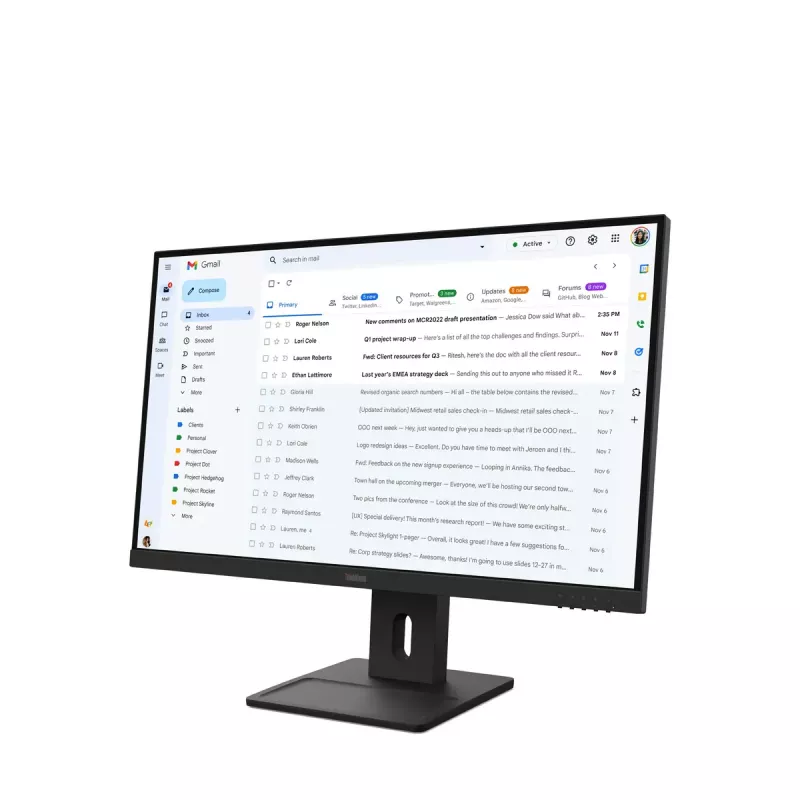 Monitor Lenovo ThinkVision E27-40 27 cali Full HD 1920 x 1080 6 ms
