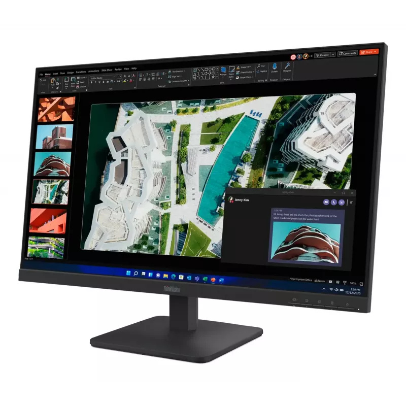 Monitor Lenovo ThinkVision S27-4e 27 cali, 1920×1080 Full HD, IPS, 6 ms, 300 cd/m², VESA, czarny