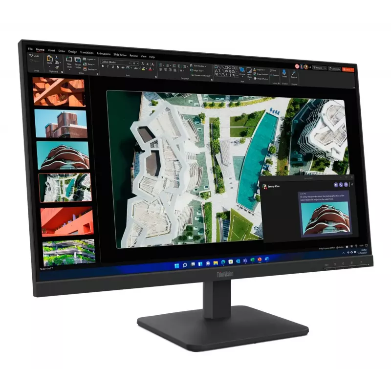 Monitor Lenovo ThinkVision S27-4e 27 cali, 1920×1080 Full HD, IPS, 6 ms, 300 cd/m², VESA, czarny