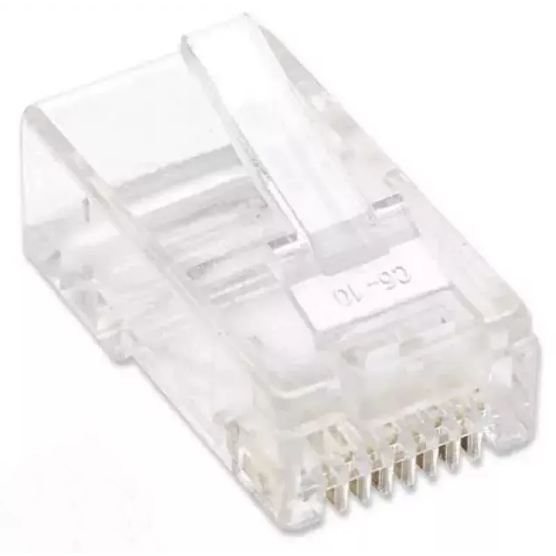 Intellinet wtyki modułowe RJ45, Kat. 5e, UTP, 2-zębne, do linki, pozłacane styki 15 µ, opakowanie 100 szt.