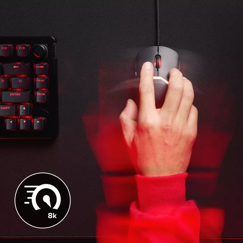 HyperX Pulsefire Saga Mysz do gier (Czarna)