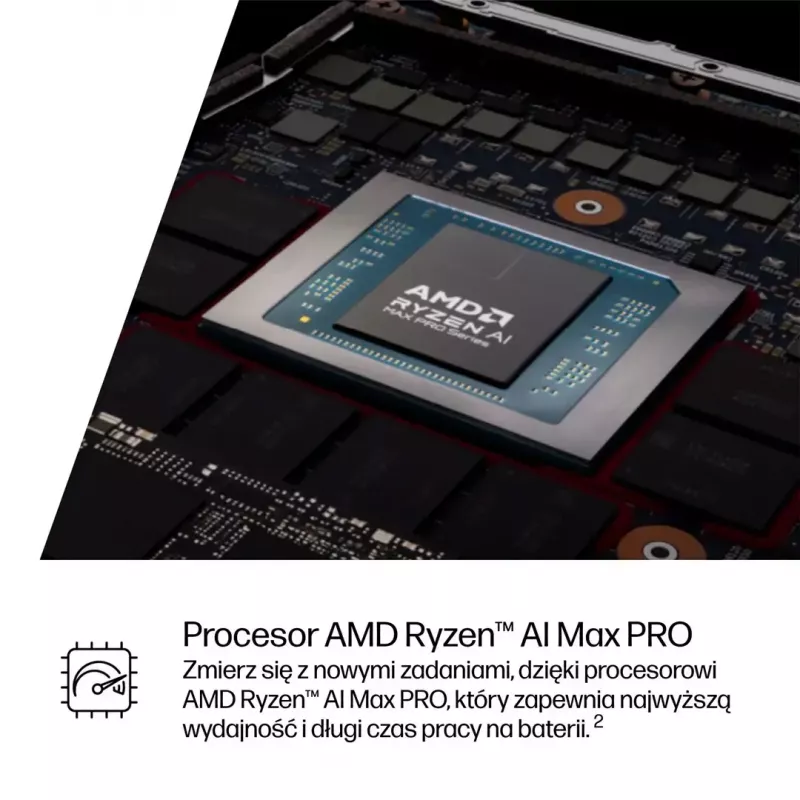 Mobilna stacja robocza HP ZBook Ultra 14 G1a — 14,0 cala WUXGA IPS 400 nitów, AMD Ryzen AI Max PRO 390, 64 GB LPDDR5x-8533, 1 TB SSD, Radeon 8050S