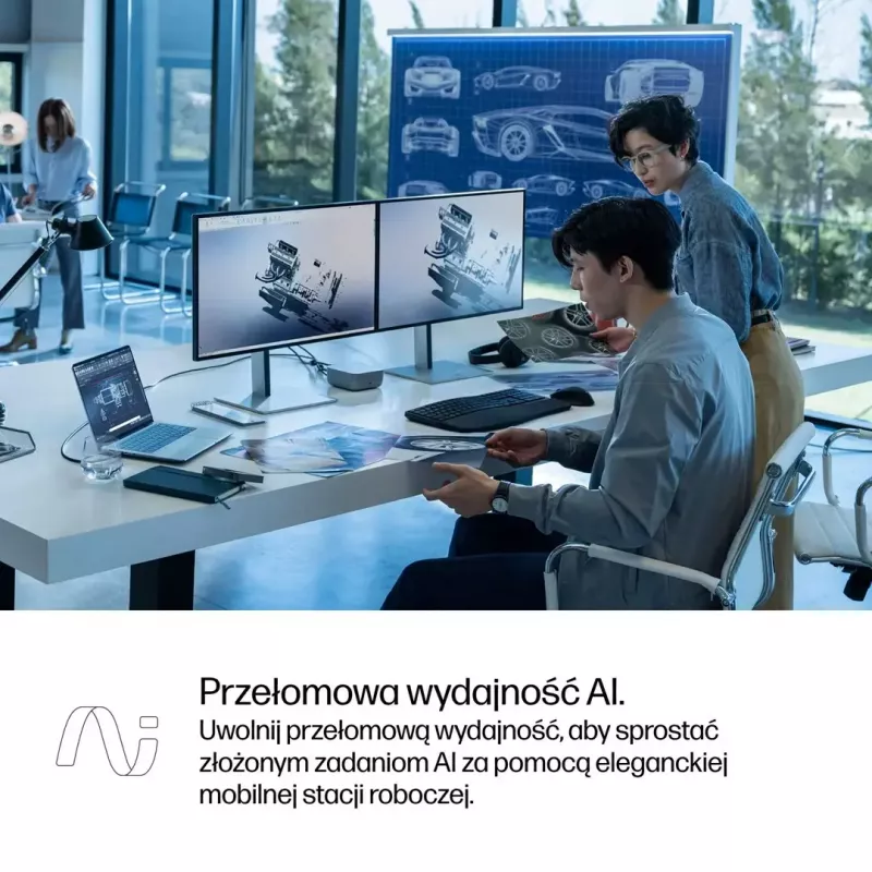 Mobilna stacja robocza HP ZBook Ultra 14 G1a — 14,0 cala WUXGA IPS 400 nitów, AMD Ryzen AI Max PRO 390, 64 GB LPDDR5x-8533, 1 TB SSD, Radeon 8050S