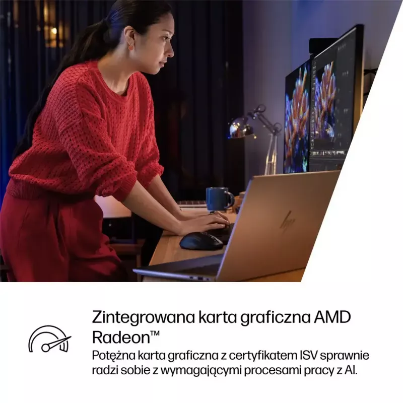 Mobilna stacja robocza HP ZBook Ultra 14 G1a — 14,0 cala WUXGA IPS 400 nitów, AMD Ryzen AI Max PRO 390, 64 GB LPDDR5x-8533, 1 TB SSD, Radeon 8050S