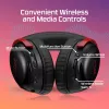 HyperX Cloud III S Wireless - Zestaw słuchawkowy do gier (czarno-czerwony), Czerwony, Chiny, Wokółuszne, Zamknięty, 115 mm, 210 mm