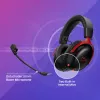 HyperX Cloud III S Wireless - Zestaw słuchawkowy do gier (czarno-czerwony), Czerwony, Chiny, Wokółuszne, Zamknięty, 115 mm, 210 mm