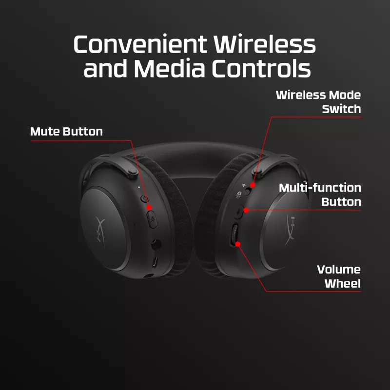 HyperX Cloud Alpha 2 - Bezprzewodowy zestaw słuchawkowy do gier