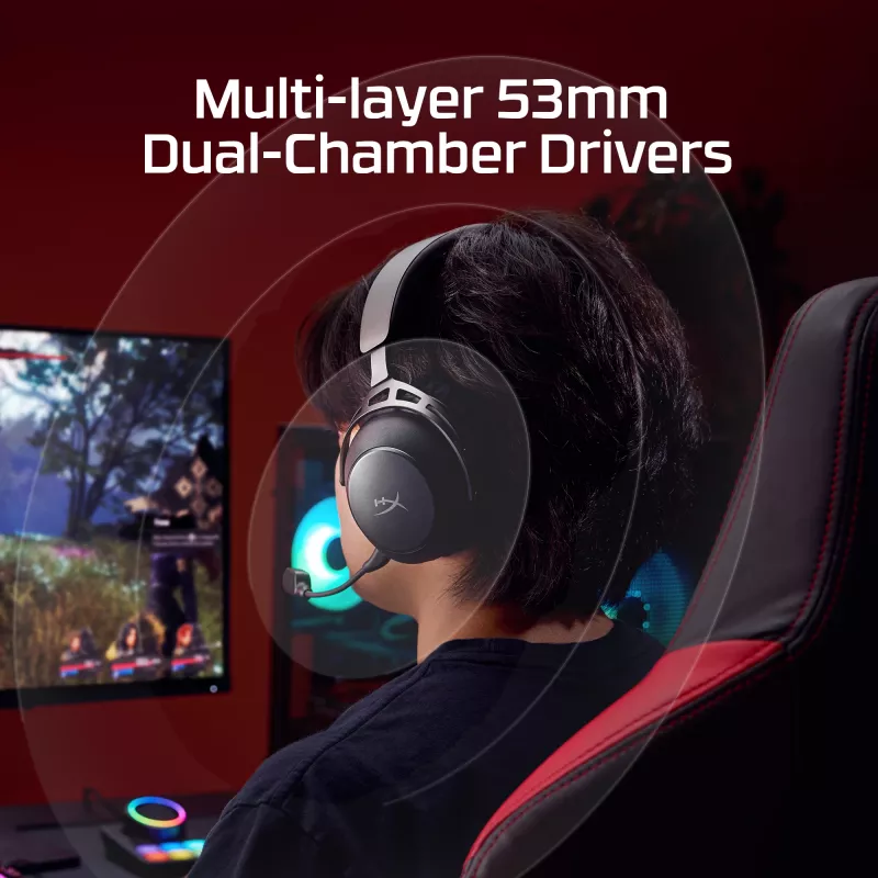 HyperX Cloud Alpha 2 - Bezprzewodowy zestaw słuchawkowy do gier