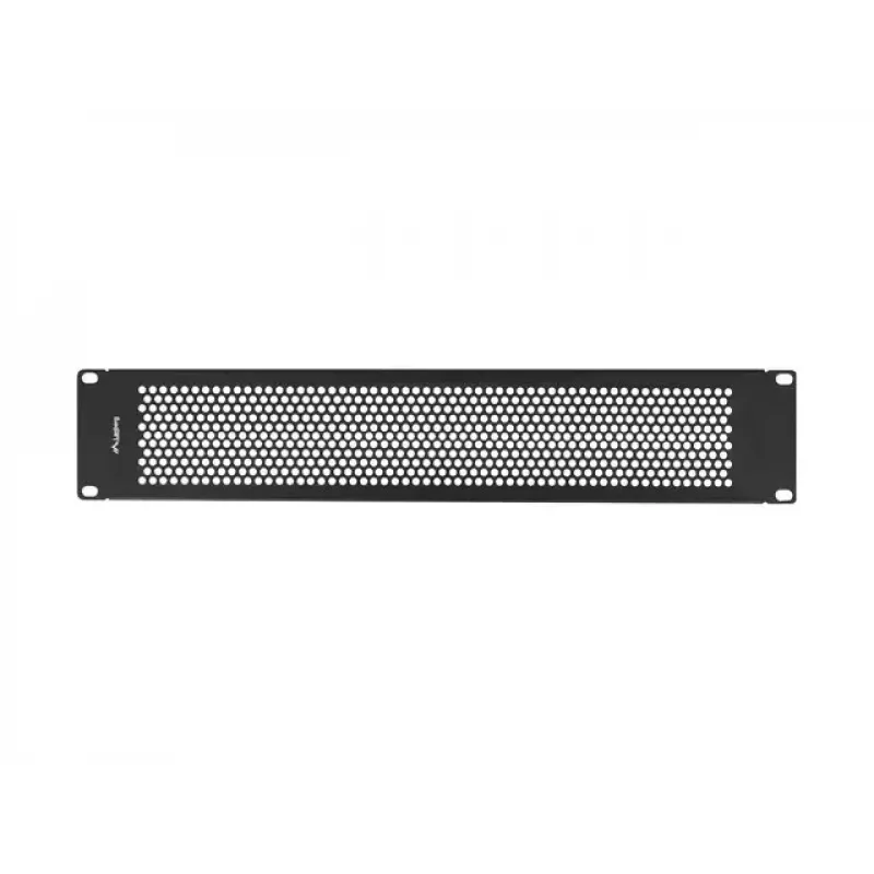 Panel zaślepiający Lanberg AK-1412-B Stal Czarny 19 cali 482,5 mm