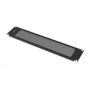 Panel zaślepiający Lanberg AK-1412-B Stal Czarny 19 cali 482,5 mm