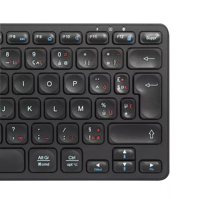 Bezprzewodowa klawiatura Bluetooth Targus AKB862FR — francuski układ AZERTY, czarna