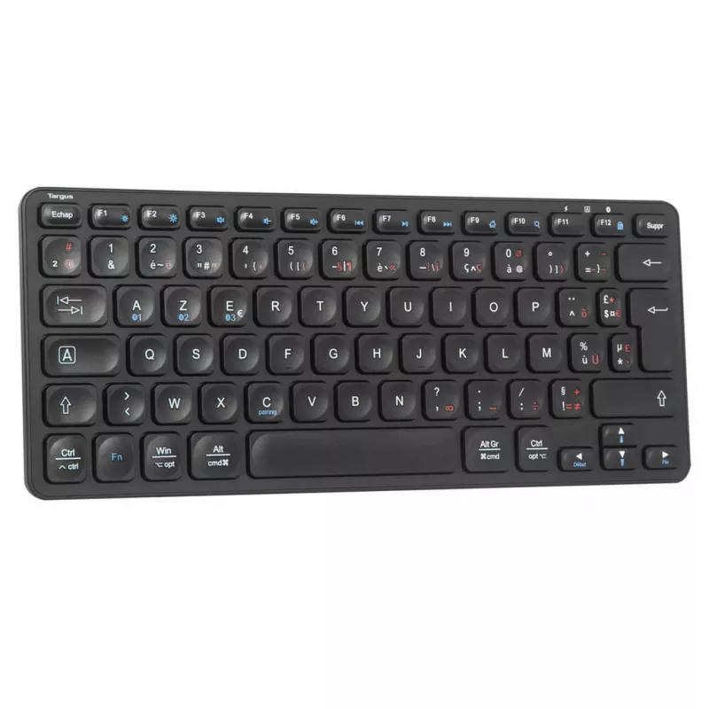Bezprzewodowa klawiatura Bluetooth Targus AKB862FR — francuski układ AZERTY, czarna