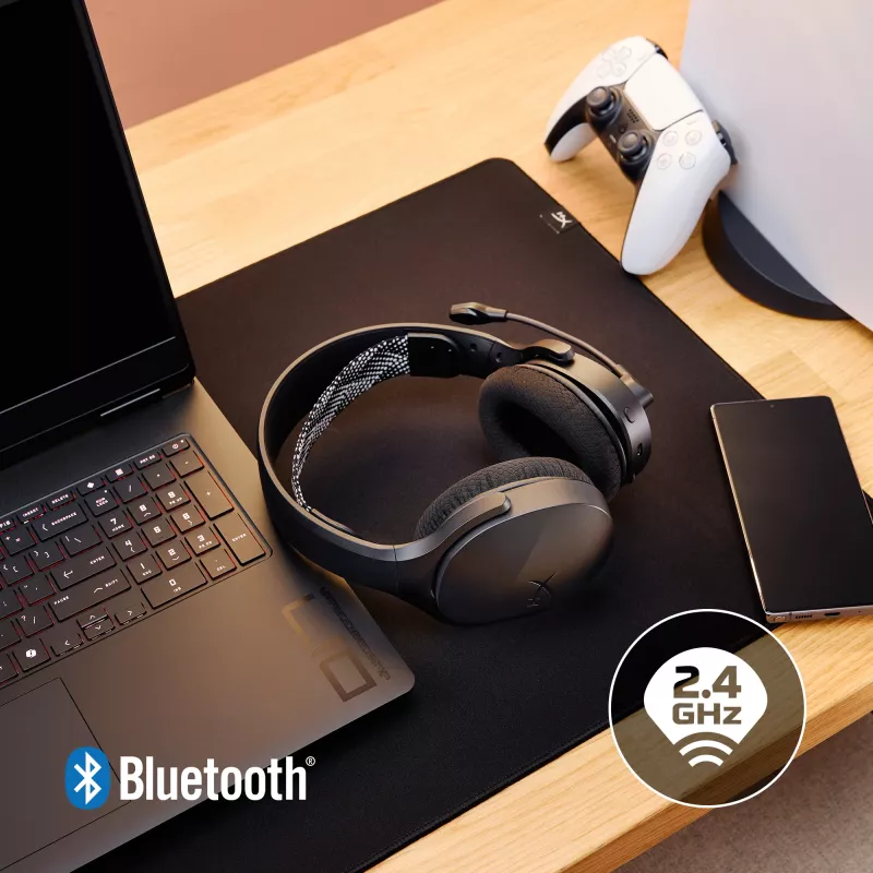 HyperX Cloud Jet - Bezprzewodowy zestaw słuchawkowy do gier (Jasnoniebieski)