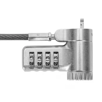 Zamek linkowy Targus ASP96GLX-S srebrny 2 m zamek szyfrowy