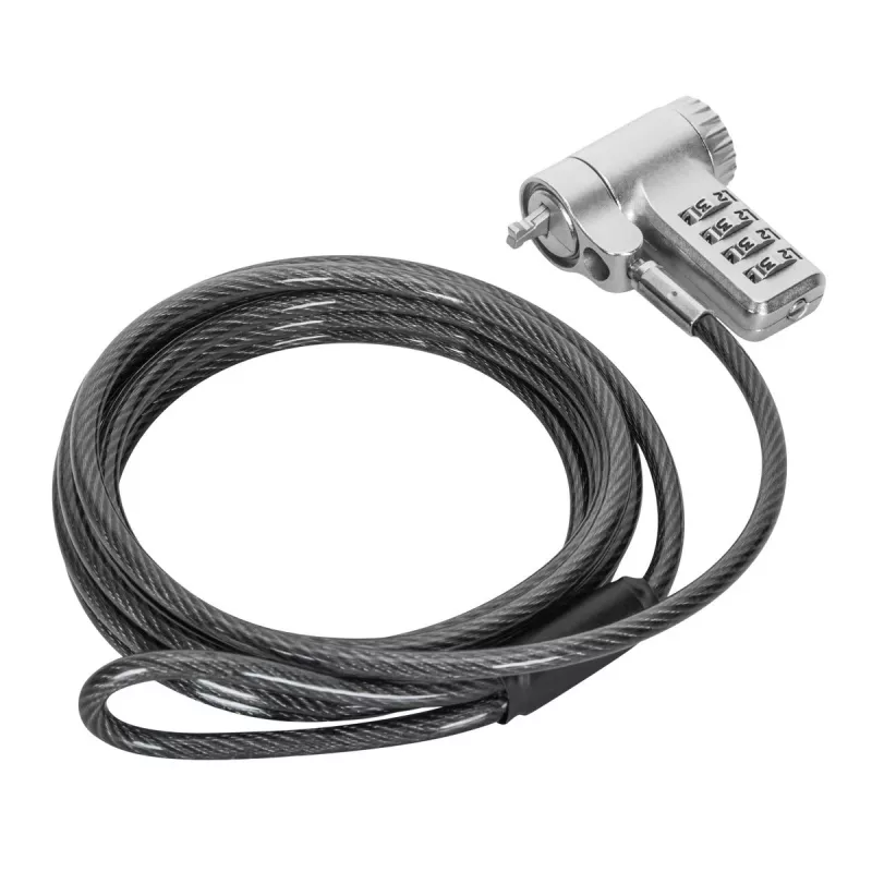 Zamek linkowy Targus ASP96GLX-S srebrny 2 m zamek szyfrowy