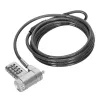 Zamek linkowy Targus ASP96GLX-S srebrny 2 m zamek szyfrowy