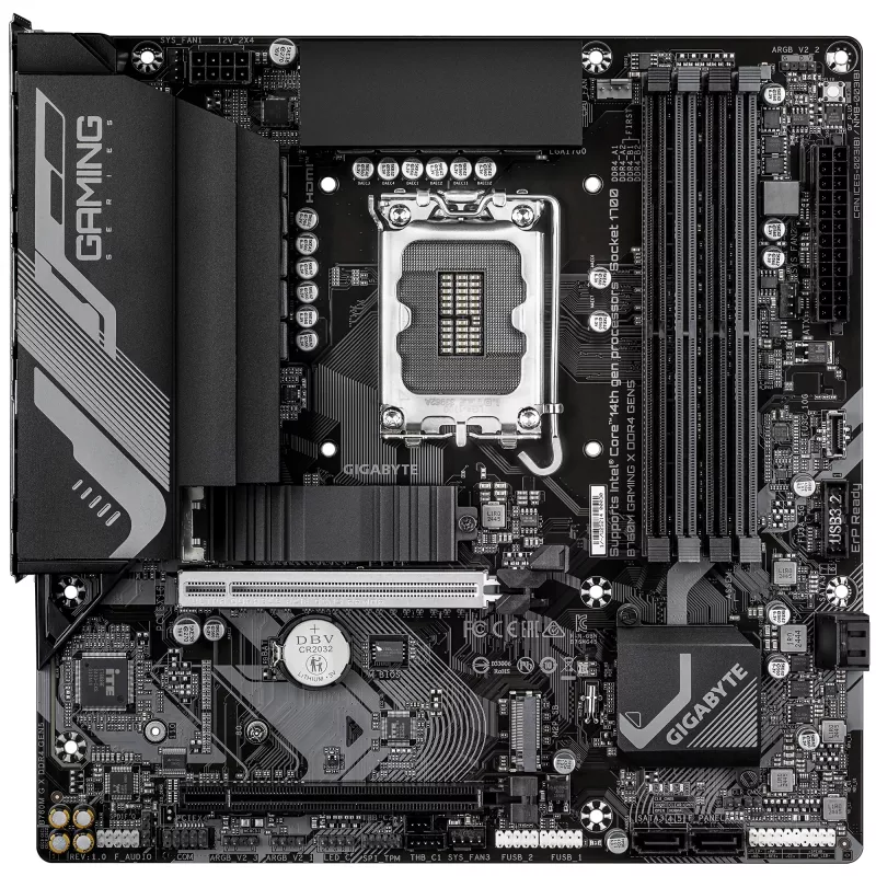 Płyta główna GIGABYTE B760M GAMING X DDR4 GEN5, Micro ATX, LGA1700, B760, 4x DIMM do 128GB, 2x PCIe 4.0 M.2, 2.5GbE