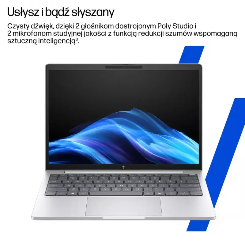 Notebook HP EliteBook G8 Ultra 7 255U 16 cali WUXGA IPS 400 nitów 32 GB DDR5 5600 1 TB SSD Arc Kamera IR 5 MP 62 Wh W11Pro Glacier srebrny