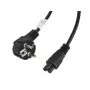 Kabel zasilający Lanberg CA-C5CA-11CC-003-BK 3m Złącze C5 Wtyczka CEE7/7