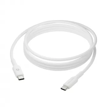 Kabel USB-C na USB-C d bramante Bulk 2 m, biały