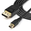 StarTech.com 2m VESA Certified Mini DisplayPort do DisplayPort 1.4 Kabel - 8K 60Hz HBR3 HDR - Super UHD mDP do DP 1.4 Przewód - cienki (34 AWG) Ultra HD 4K 120Hz - Monitor/Kabel Wideo