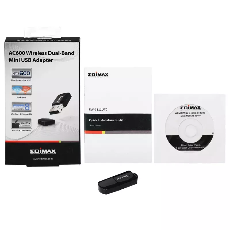 Adapter bezprzewodowy Edimax AC600 EW-7811UTC