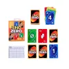 Gra karciana MATTEL UNO Zero — Gra karciana typu pozbywanie się kart, wiek 7+, zawiera talię i kartę wyników