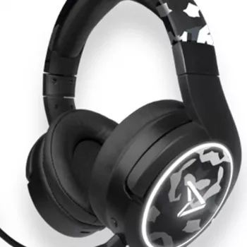 Zestaw słuchawkowy Steelplay Bluetooth - Impulse Camo (Multi), przewodowy i bezprzewodowy, 20–20000 Hz, gamingowy, 305 g, nauszny, czarny, kamuflaż