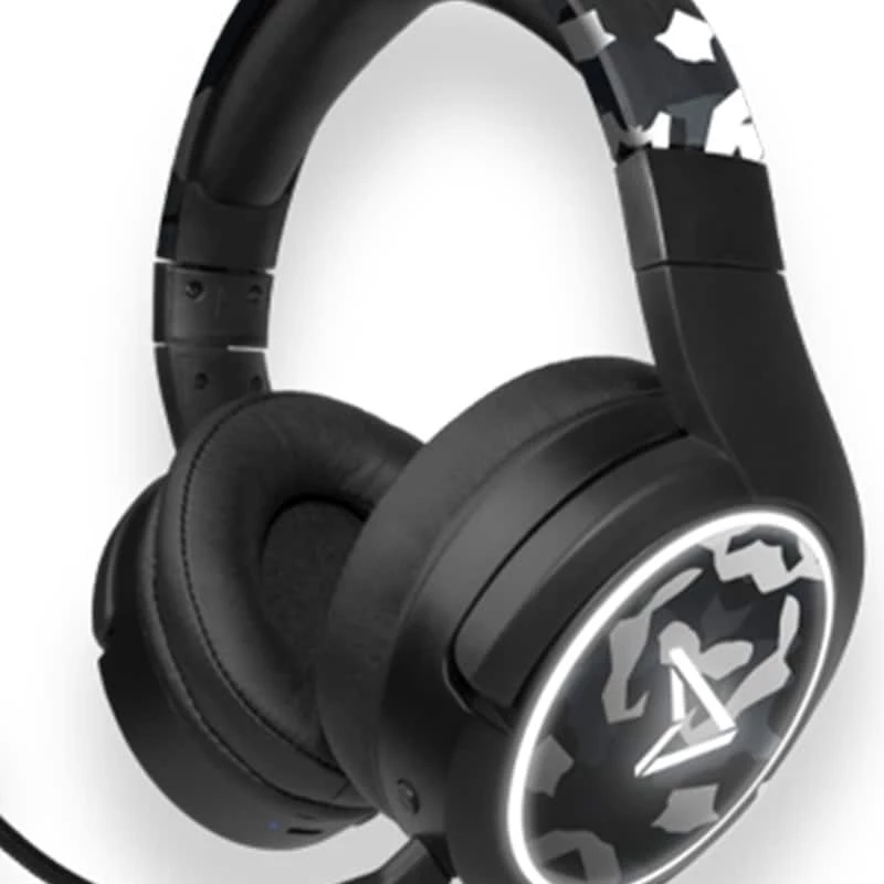 Zestaw słuchawkowy Steelplay Bluetooth - Impulse Camo (Multi), przewodowy i bezprzewodowy, 20–20000 Hz, gamingowy, 305 g, nauszny, czarny, kamuflaż