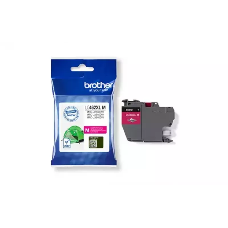 Kartusz z tuszem Brother LC462XLM 1 szt. Oryginalny o wysokiej wydajności (XL) magenta