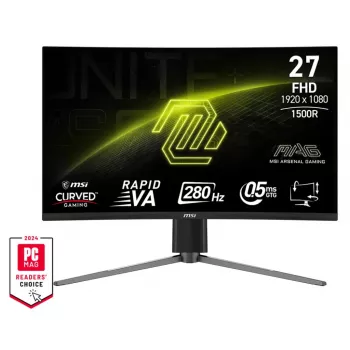 Monitor komputerowy MSI MAG 276CPXF 68,6 cm (27 cali) 1920 x 1080 pikseli Full HD LCD Czarny