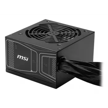 Zasilacz MSI MAG A850GN 850 W ATX 20+4 pin, 80 PLUS Gold, nie modułowy, wentylator 120 mm, czarny