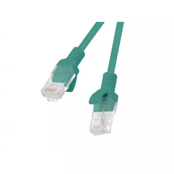 Kabel sieciowy Lanberg PCU6-10CC-0050-G RJ-45 Cat6 0,5 m zielony