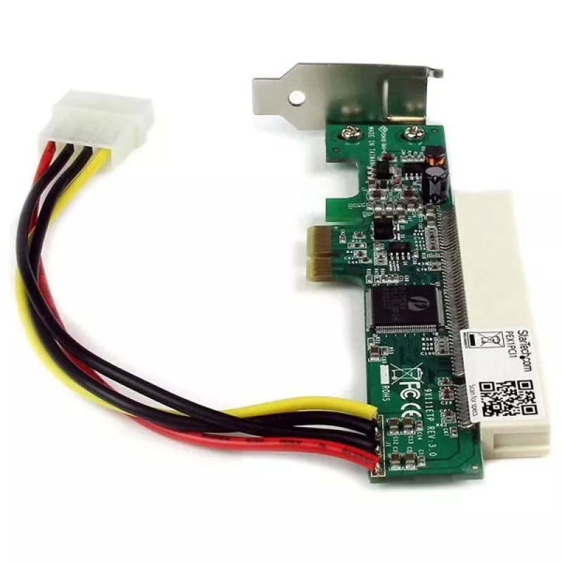 Karta adaptera StarTech.com PCI Express do PCI, PCIe, PCI 32-bit, czerwony, CE, FC, ROHS, PERICOM PI7C9X110BNBE, 0–85 °C