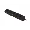 Przedłużacz zasilający Lanberg PS0-05F-0150-BK 1,5m 5 gniazd AC Wewnętrzny Czarny