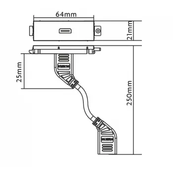 Gniazdo HDMI Vision TC3