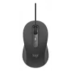 Przewodowa klawiatura pełnowymiarowa z myszą Logitech 920-013349 — USB, QWERTY US International, grafitowa, kabel 1,8 m