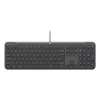 Przewodowa klawiatura pełnowymiarowa z myszą Logitech 920-013349 — USB, QWERTY US International, grafitowa, kabel 1,8 m