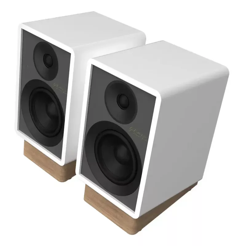Onkyo 2-way Speaker GX-30ARC — 2.0 channels, Wired & Wireless, 50 W RMS, 55–20000 Hz, szary/biały