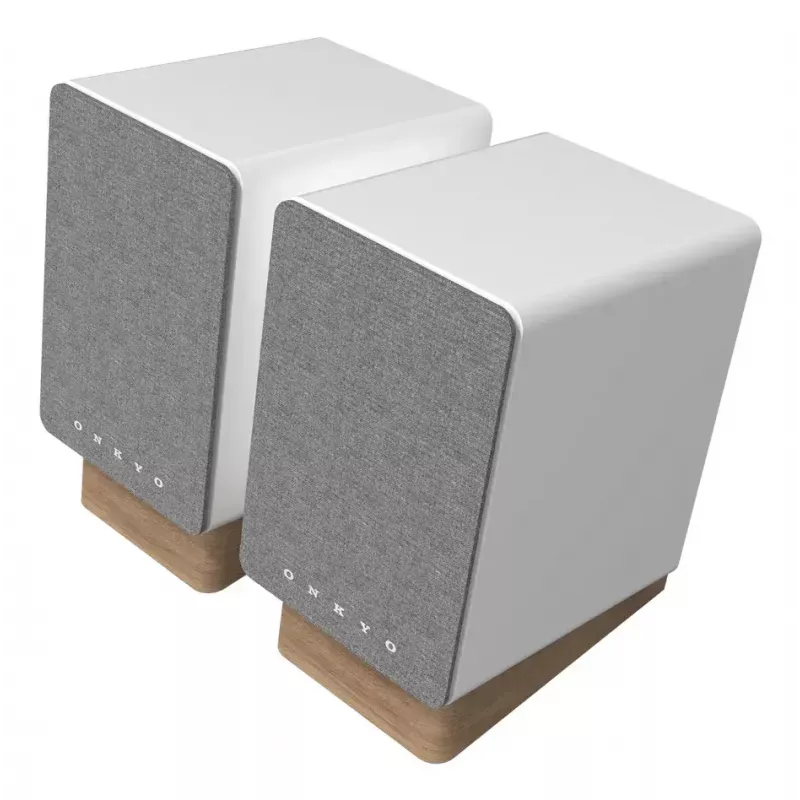 Onkyo GX-10DB 2-drożny głośnik przewodowy i bezprzewodowy 2.0 30 W, 70–20000 Hz, szary/biały
