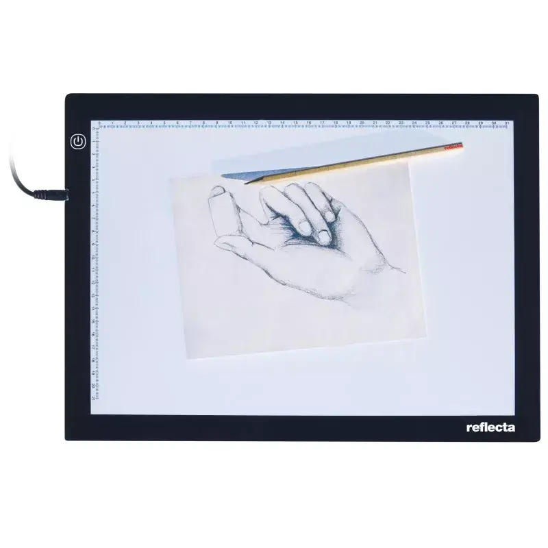 Pojedyncza ramka na zdjęcie Reflecta LED Light Pad A4 Super cienki Czarny 31x21 cm
