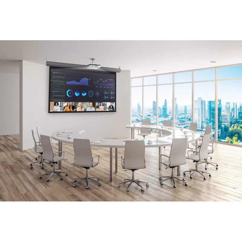 Projektor Ricoh PJ UHL3660 o ultrakrótkim rzucie, 6500 ANSI lumenów, DLP, UHD 4K (3840x2160), biały