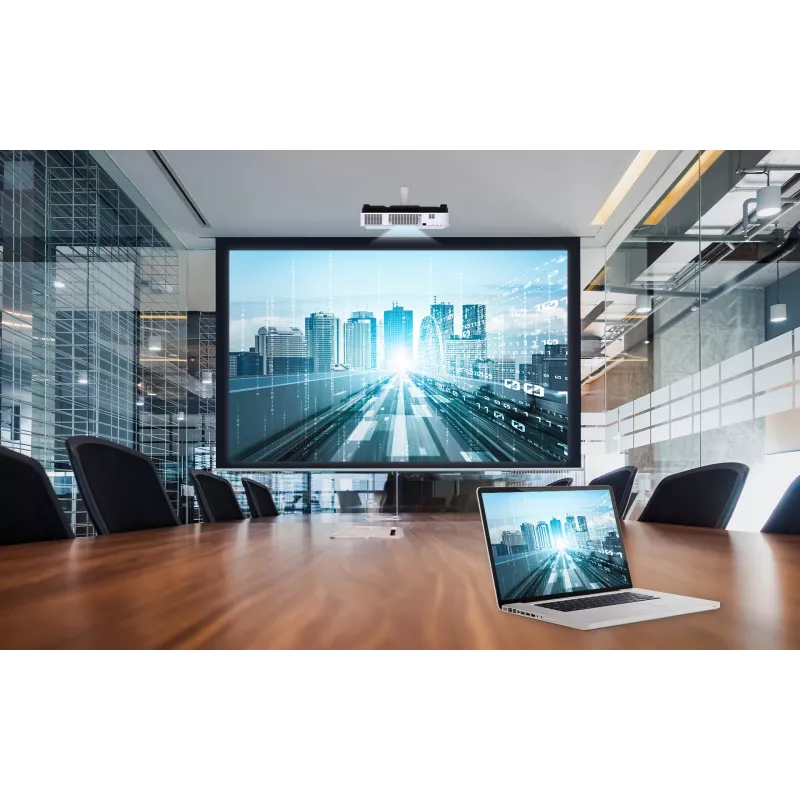 Projektor Ricoh PJ UHL3660 o ultrakrótkim rzucie, 6500 ANSI lumenów, DLP, UHD 4K (3840x2160), biały