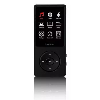 Odtwarzacz MP3 Lenco Xemio-669BK 8 GB Czarny LCD 18h odtwarzania
