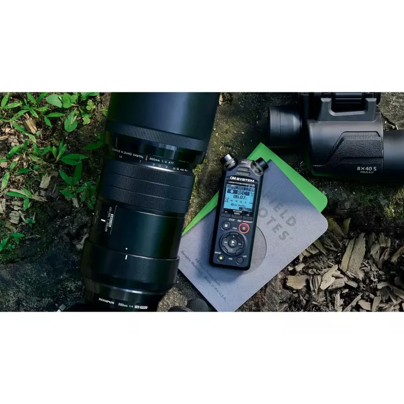 Dyktaphon OLYMPUS LS-P5 kit — nagrywanie dźwięku 24-bit, 8 GB pamięci wewnętrznej