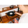 Gramofon z napędem paskowym Lenco LS-55WA, wykończenie drewniane, półautomatyczny, USB, Bluetooth