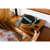Gramofon z napędem paskowym Lenco LS-55WA, wykończenie drewniane, półautomatyczny, USB, Bluetooth