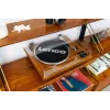 Gramofon z napędem paskowym Lenco LS-55WA, wykończenie drewniane, półautomatyczny, USB, Bluetooth